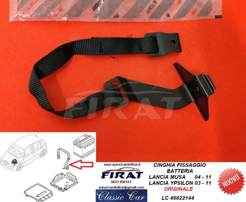 CINGHIA FISSAGGIO BATTERIA LANCIA MUSA-YPSILON (46822144)